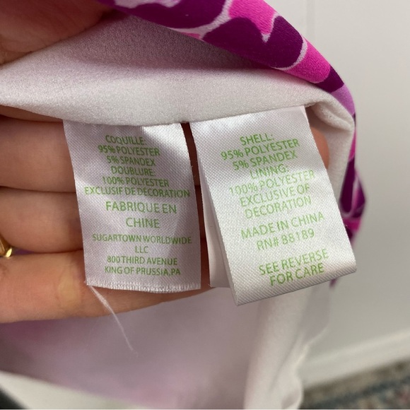 Lilly Pulitzer Brynnly Dress Mandevilla Pink Don't be a Cheetah Sz 8 Long Sleeve - Picture 14 of 16